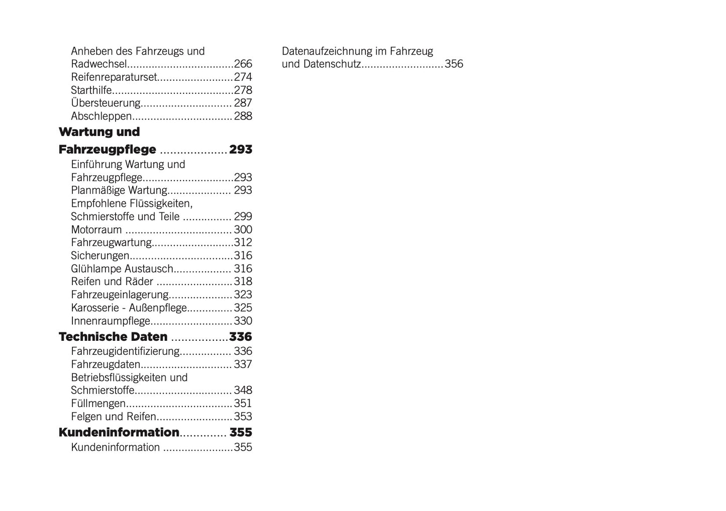 2026 Jeep Avenger Owner's Manual | German