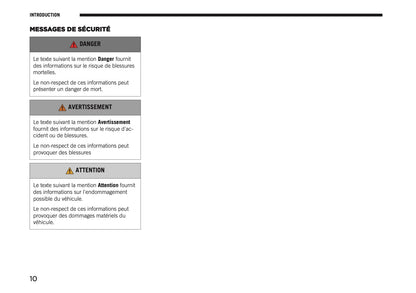 2026 Jeep Avenger Owner's Manual | French