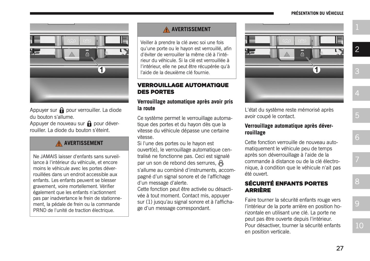 2026 Jeep Avenger Owner's Manual | French