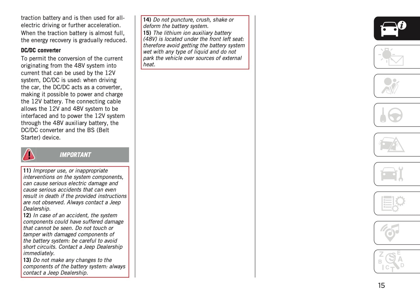 2026 Jeep Avenger Owner's Manual | English