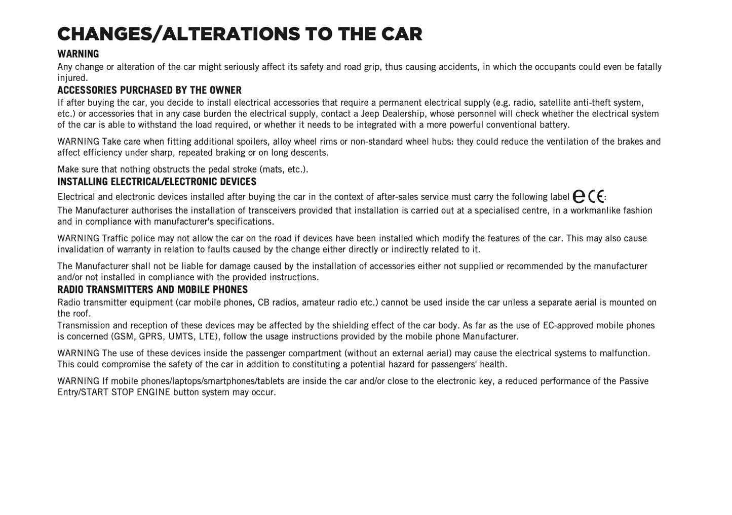 2026 Jeep Avenger Owner's Manual | English