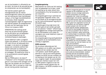 2025-2026 Jeep Avenger Gebruikershandleiding | Nederlands