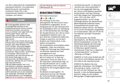 2024-2025 Jeep Compass Bedienungsanleitung | Deutsch