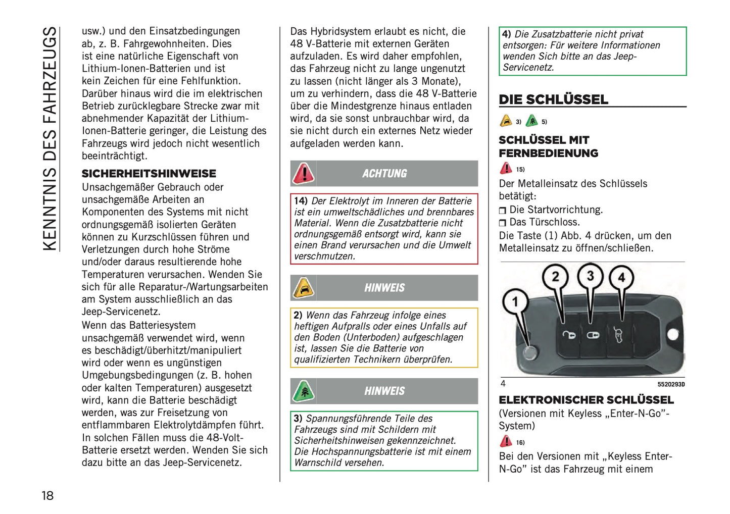 2024-2025 Jeep Compass Bedienungsanleitung | Deutsch