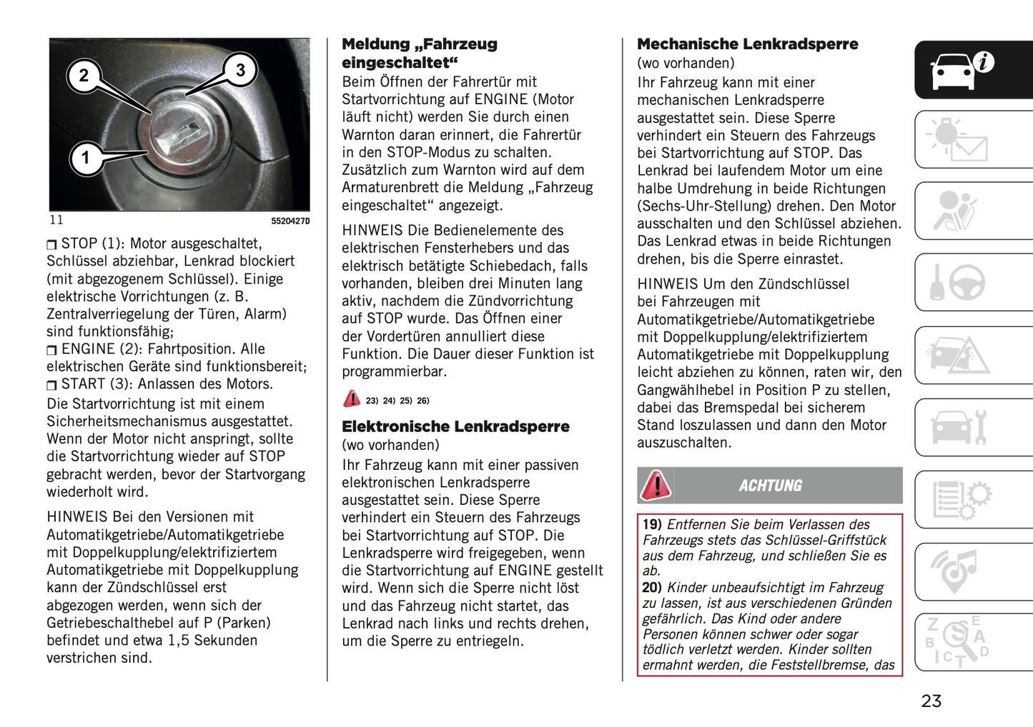 2024-2025 Jeep Compass Bedienungsanleitung | Deutsch