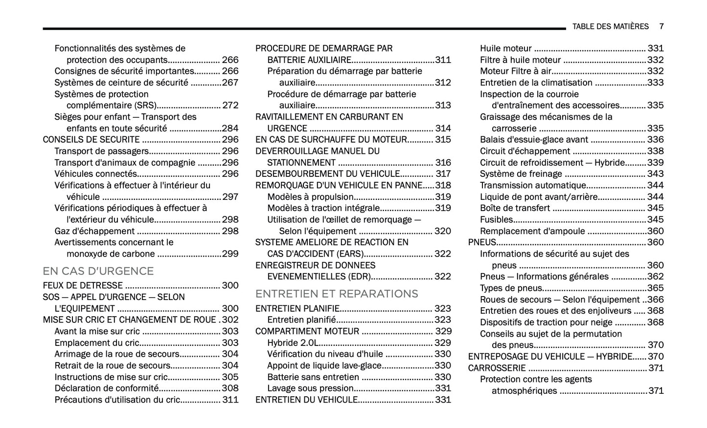 2024-2025 Jeep Grand Cherokee 4xe Owner's Manual | French