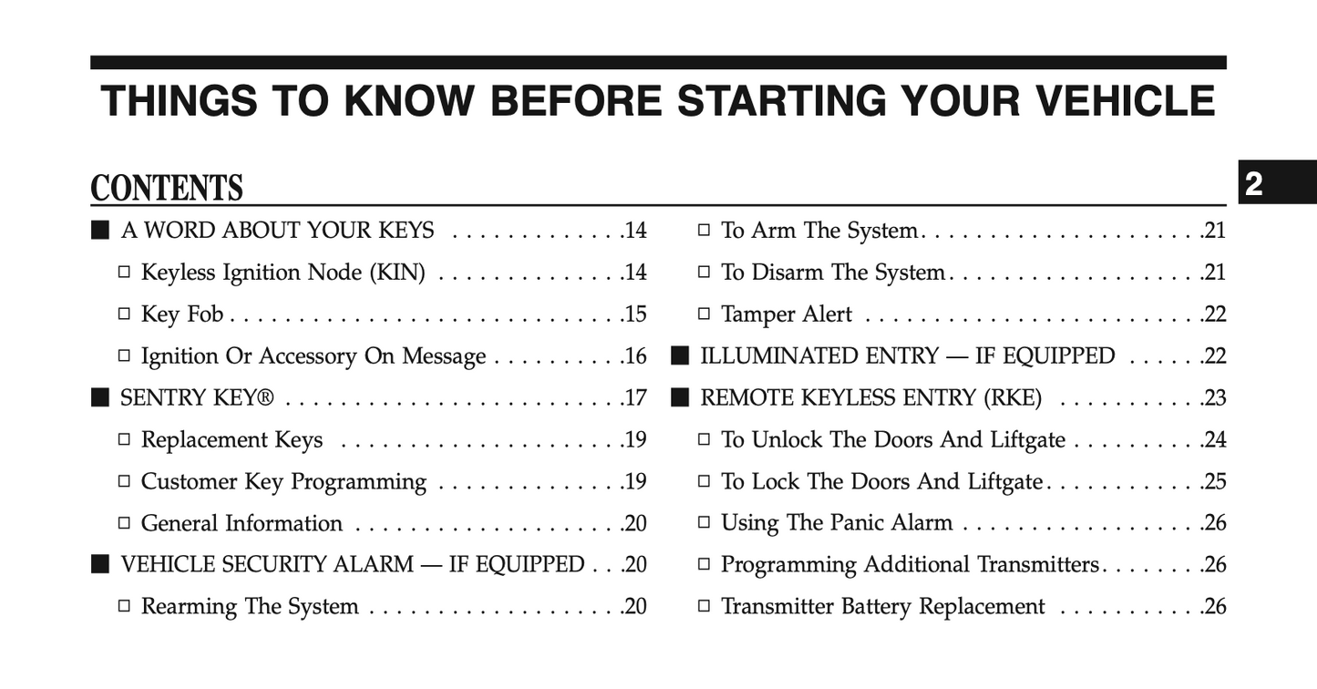 2014 Jeep Grand Cherokee SRT8 Owner's Manual | English