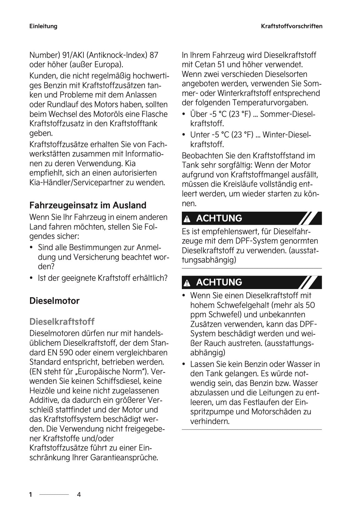 2024-2025 Kia Sportage Bedienungsanleitung | Deutsch