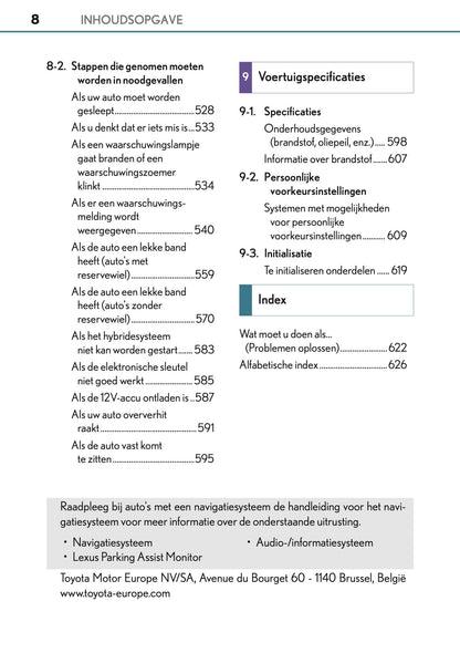 2016-2017 Lexus CT 200h Owner's Manual | Dutch