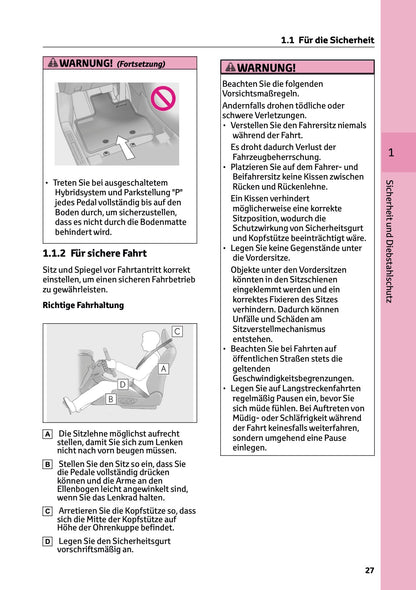 2025-2026 Lexus LBX Owner's Manual | German