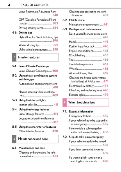 2025-2026 Lexus LBX Owner's Manual | English