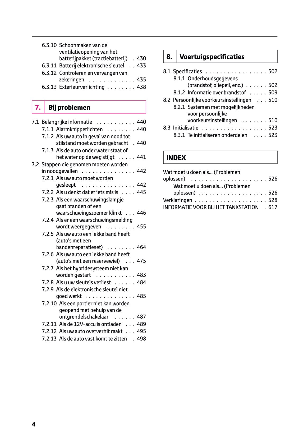 2024-2025 Lexus LBX Owner's Manual | Dutch