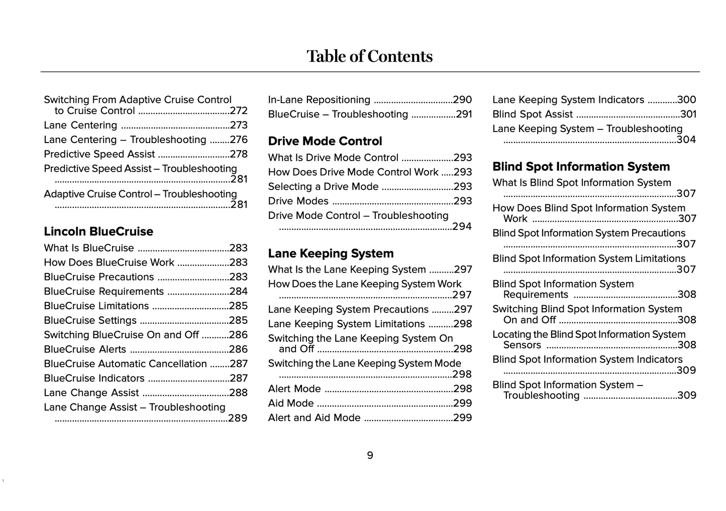 2024 Lincoln Nautilus Owner's Manual | English