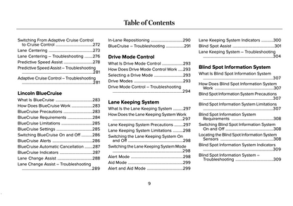 2024 Lincoln Nautilus Owner's Manual | English