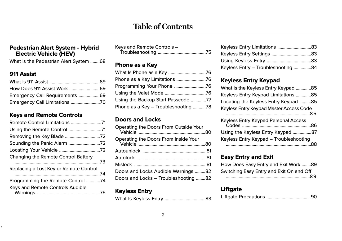 2024 Lincoln Nautilus Owner's Manual | English