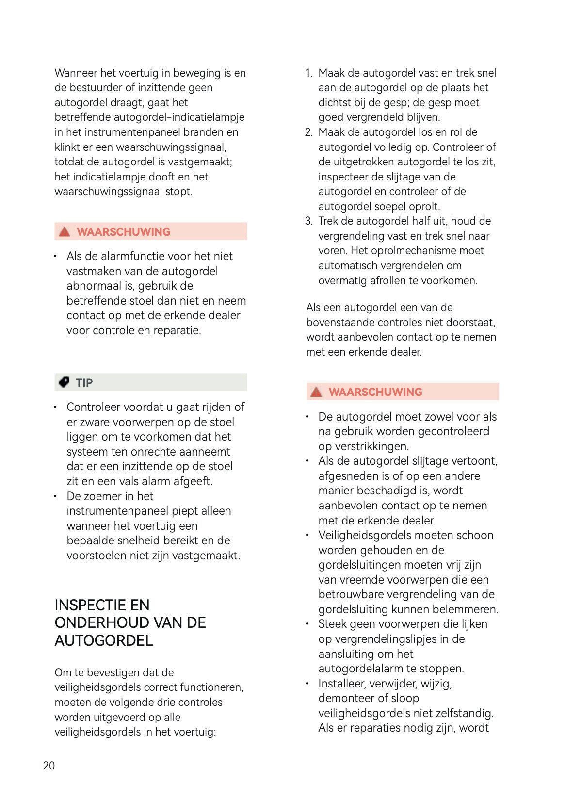 2025-2026 Leapmotor B10 Owner's Manual | Dutch