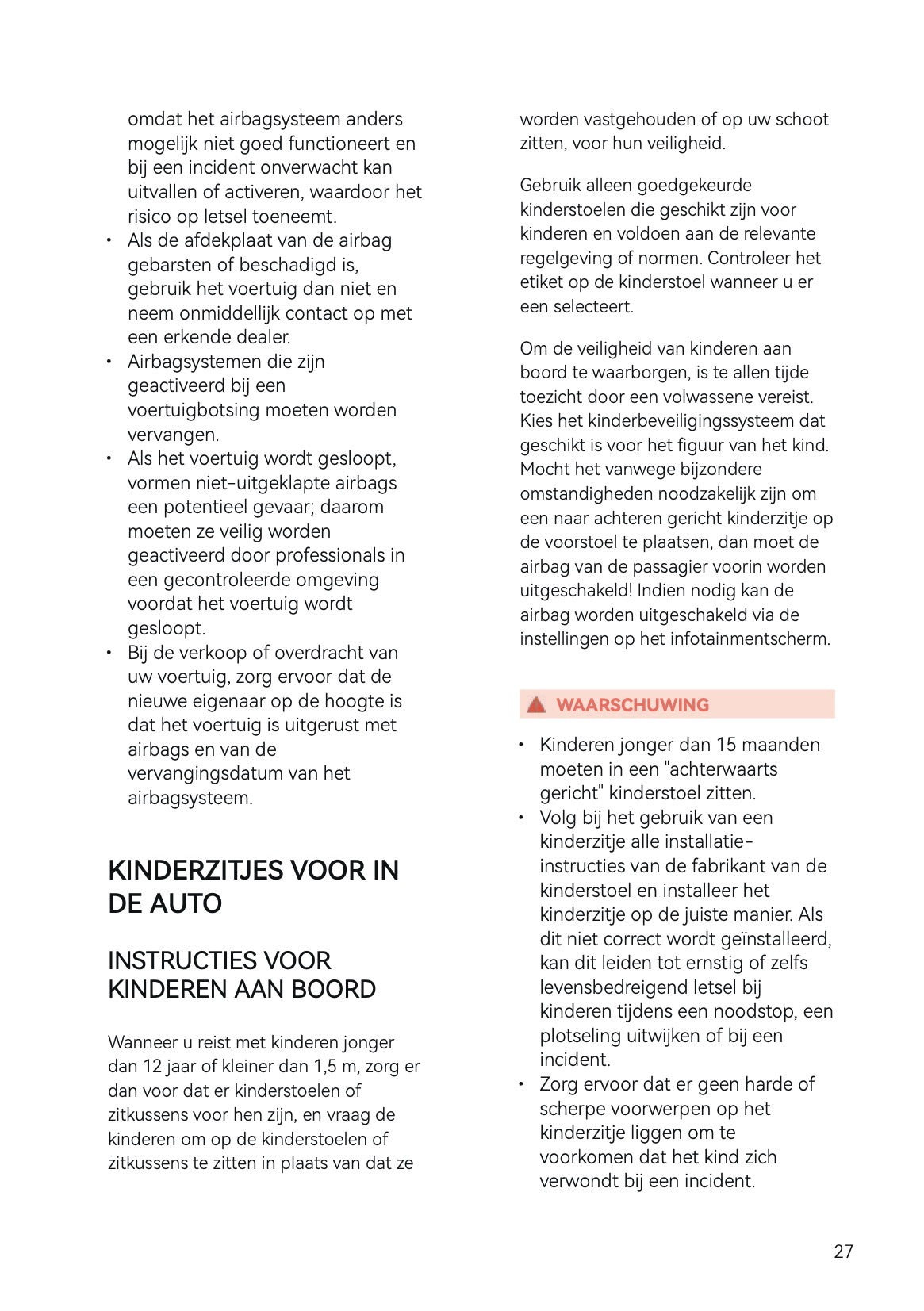 2025-2026 Leapmotor B10 Owner's Manual | Dutch