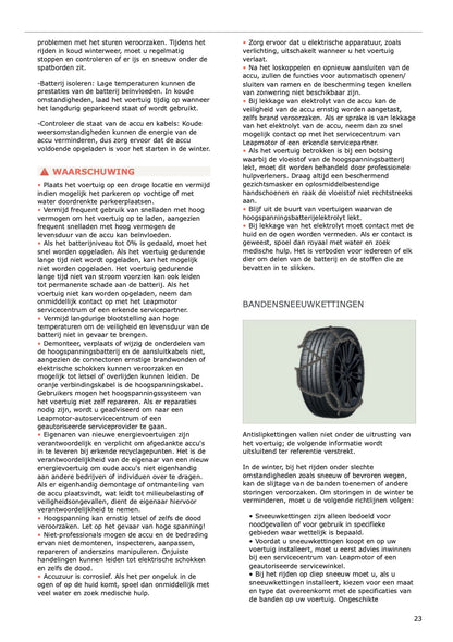 2025 Leapmotor C10 Owner's Manual | Dutch