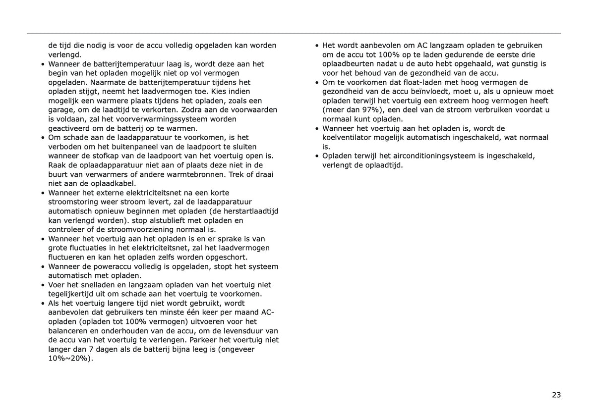 2025 Leapmotor T03 Owner's Manual | Dutch