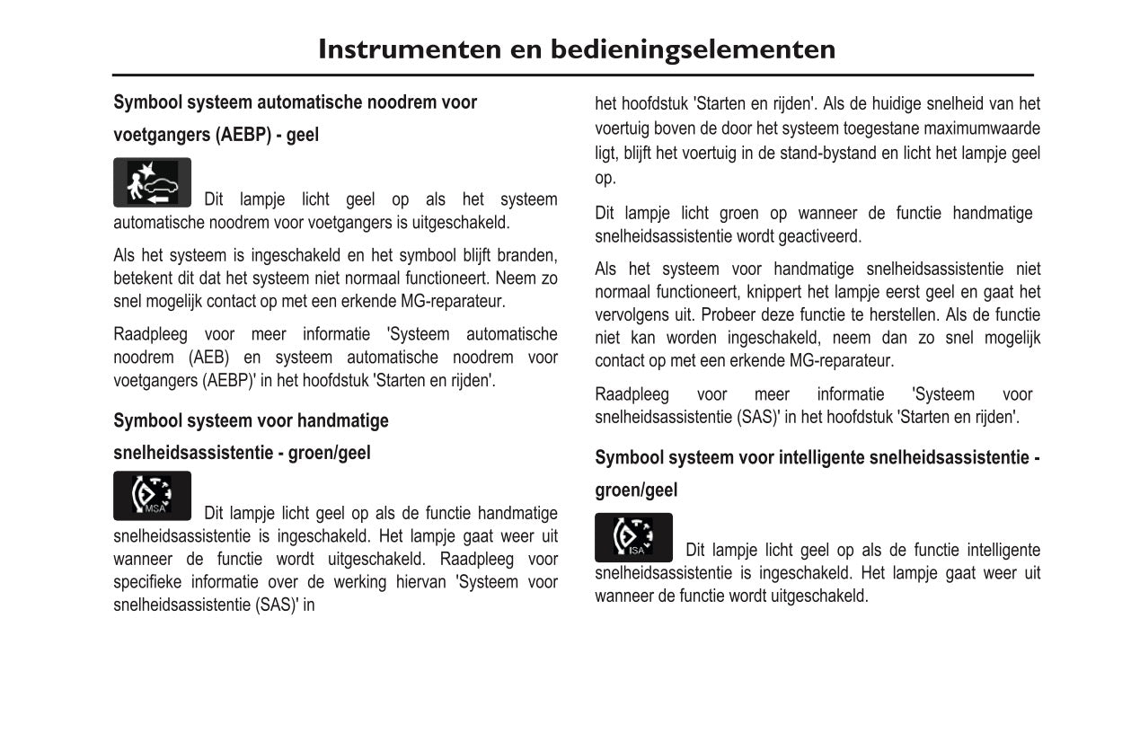 2020-2023 MG Ehs PHEV Bedienungsanleitung | Niederländisch