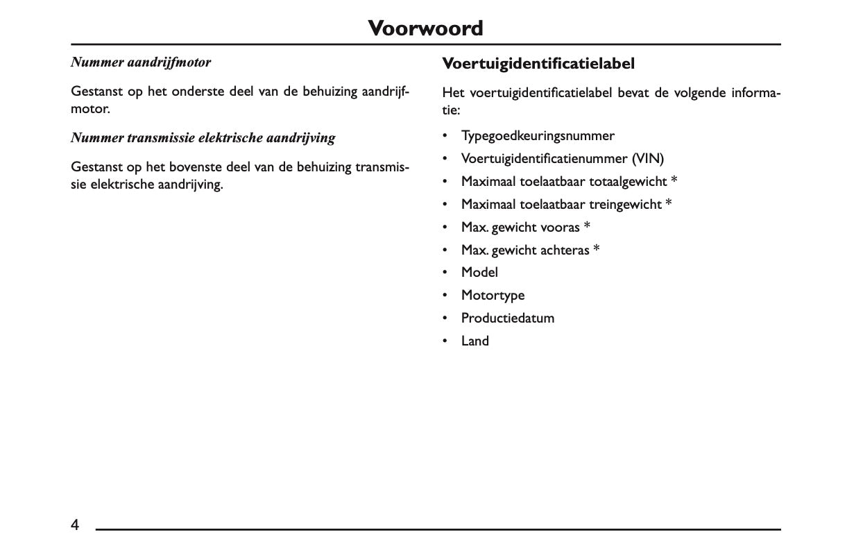 2022 MG Marvel R Owner's Manual | Dutch