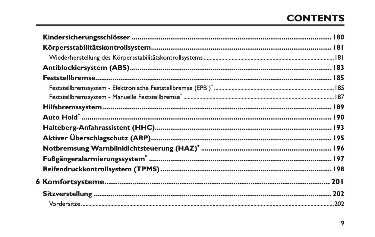 2025 MG MG3 Owner's Manual | German
