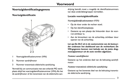 2022 MG MG5 Owner's Manual | Dutch