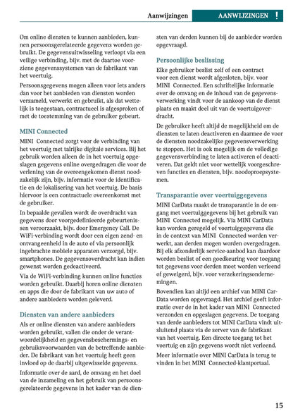 2022-2023 Mini Cabrio Gebruikershandleiding | Nederlands