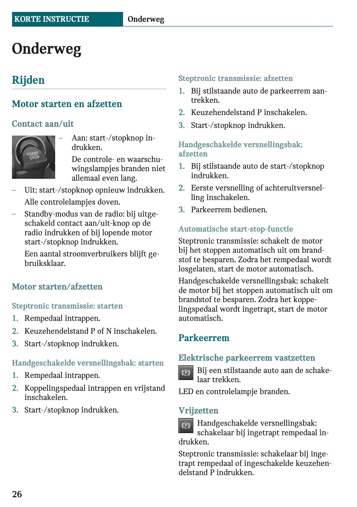 2021-2022 Mini Clubman Owner's Manual | Dutch