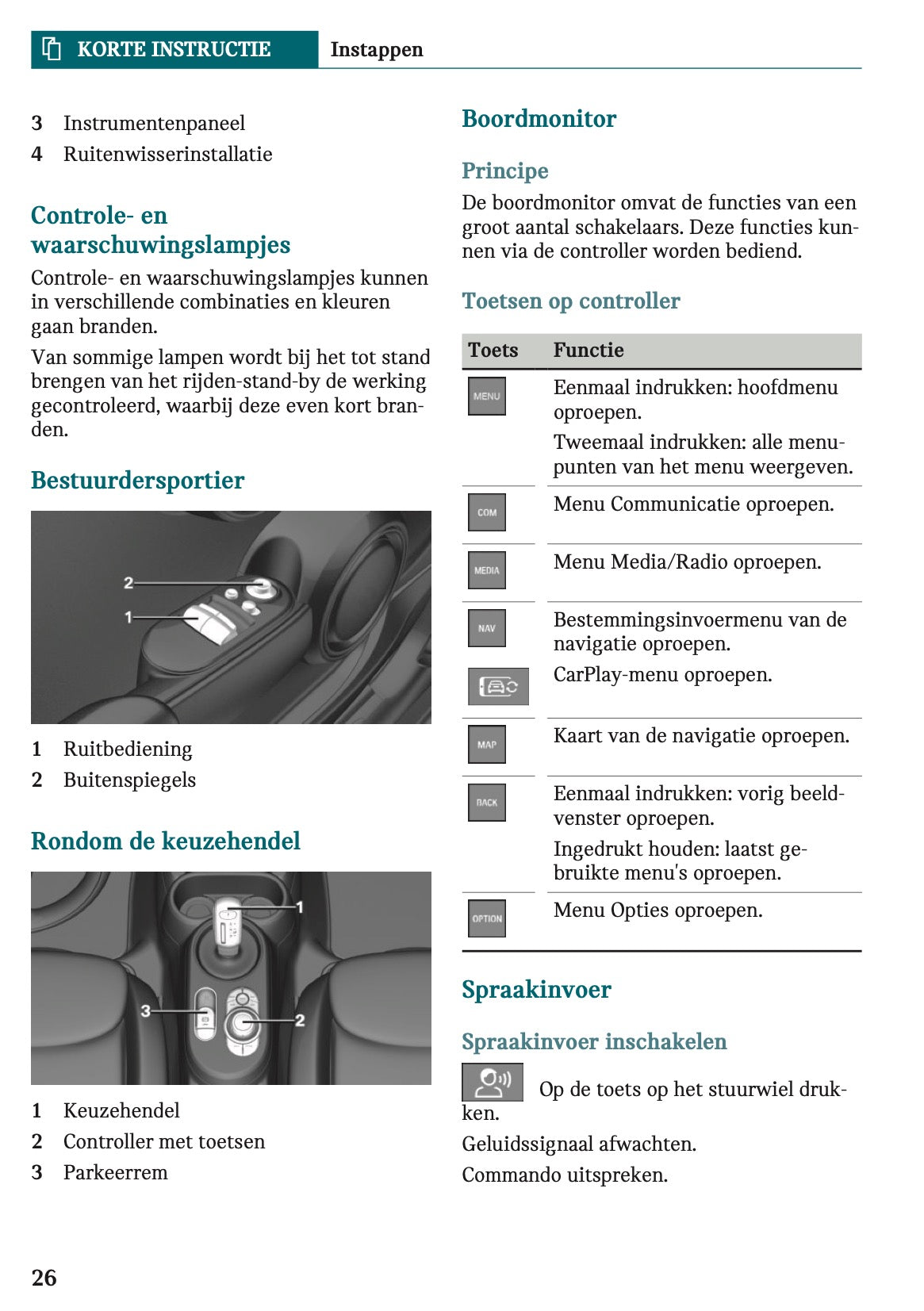 2023 Mini Cooper SE Gebruikershandleiding | Nederlands