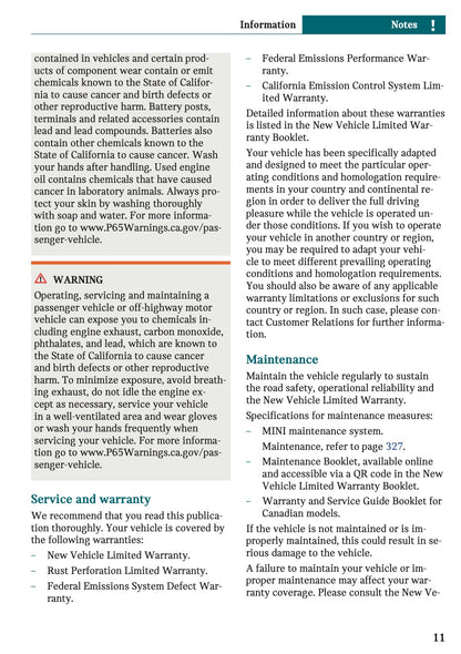 2026 Mini Cooper Convertible Owner's Manual | English US