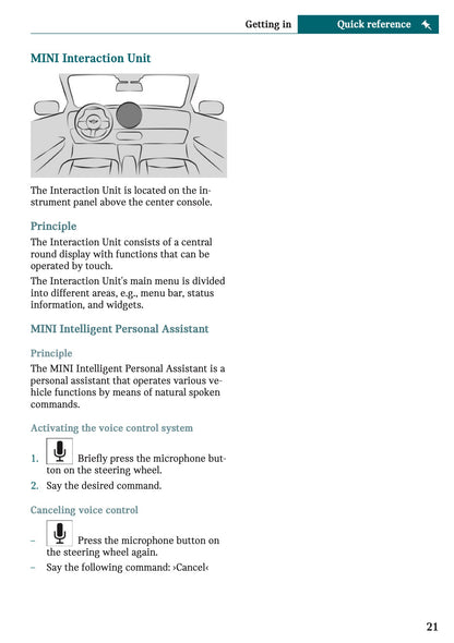 2026 Mini Cooper Convertible Owner's Manual | English US