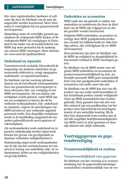 2024 Mini Countryman Gebruikershandleiding | Nederlands