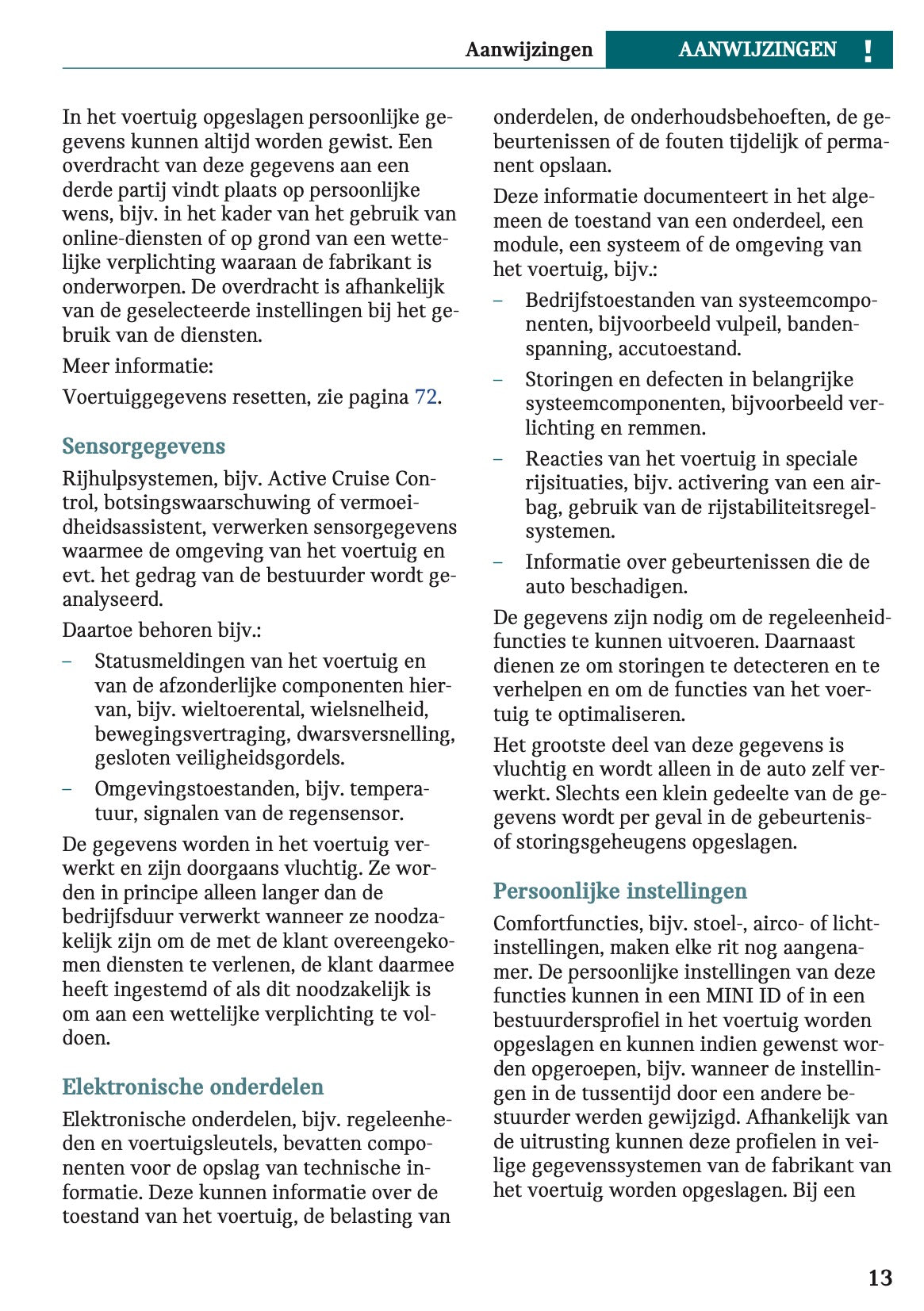 2024 Mini Countryman Gebruikershandleiding | Nederlands