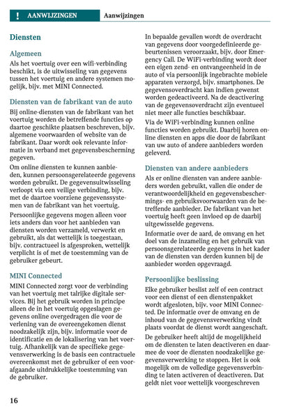 2024 Mini Countryman Gebruikershandleiding | Nederlands