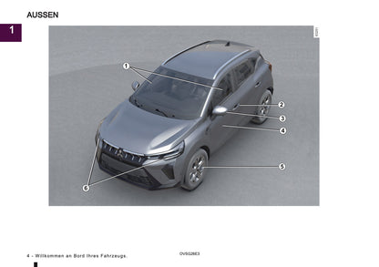 2026 Mitsubishi ASX Owner's Manual | German