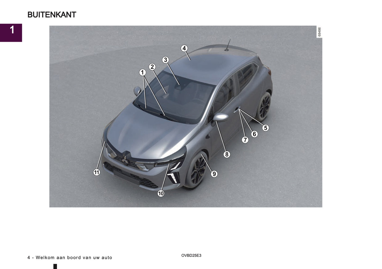 2025 Mitsubishi Colt Gebruikershandleiding | Nederlands