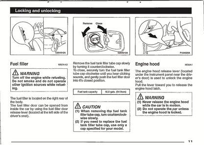 1998 Mitsubishi Eclipse Owner's Manual | English