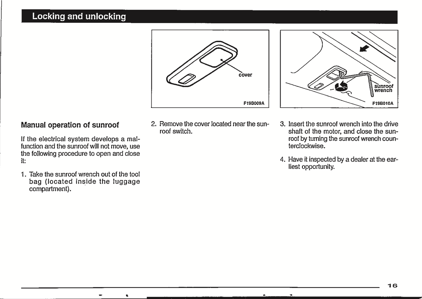 1998 Mitsubishi Eclipse Owner's Manual | English