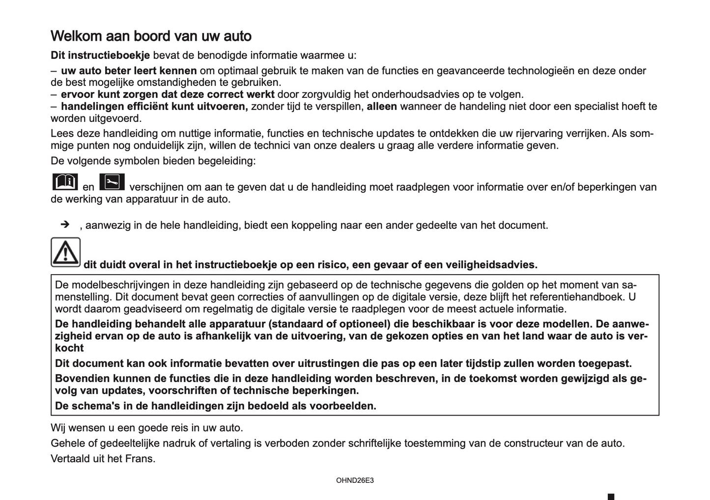 2026 Mitsubishi Grandis Owner's Manual | Dutch