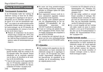 2025 Mitsubishi Outlander PHEV Gebruikershandleiding | Nederlands