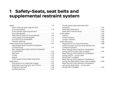 2021 Nissan Frontier Owner's Manual | English