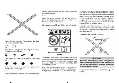 2023-2024 Nissan Qashqai Owner's Manual | German