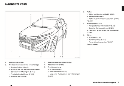 2024 Nissan Qashqai Bedienungsanleitung | Deutsch