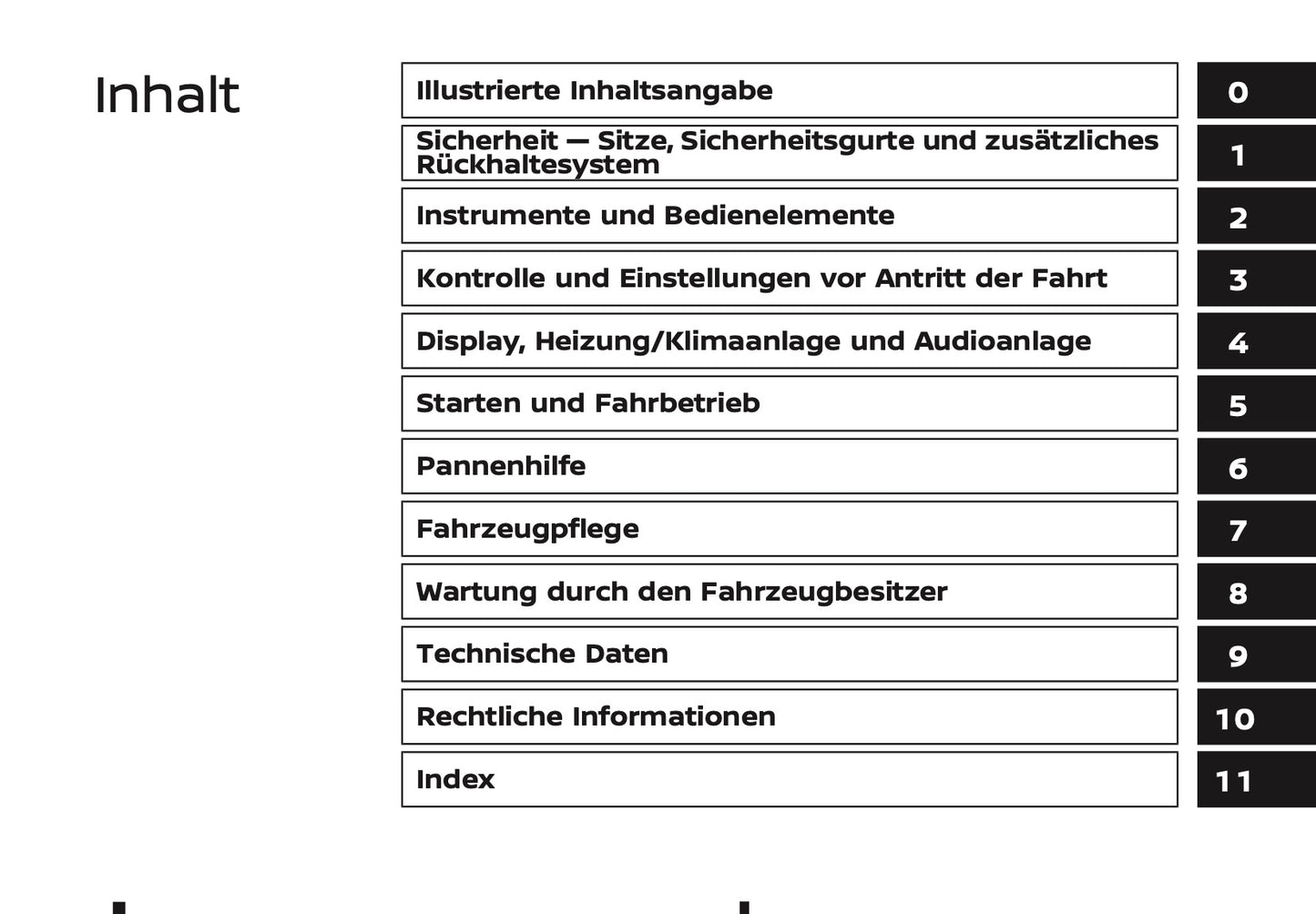 2025 Nissan Qashqai Bedienungsanleitung | Deutsch