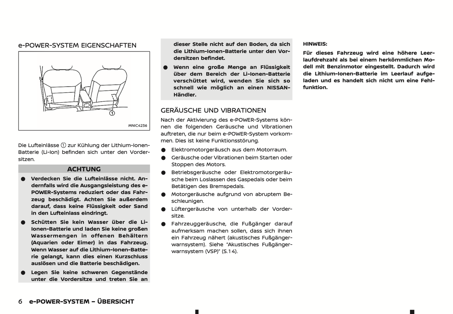 2024 Nissan Qashqai e-Power Owner's Manual | German