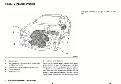 2024 Nissan Qashqai e-Power Owner's Manual | German