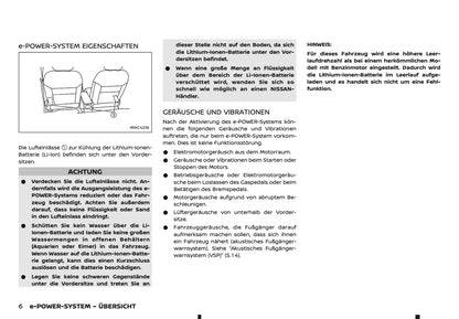 2025-2026 Nissan Qashqai e-Power Owner's Manual | German