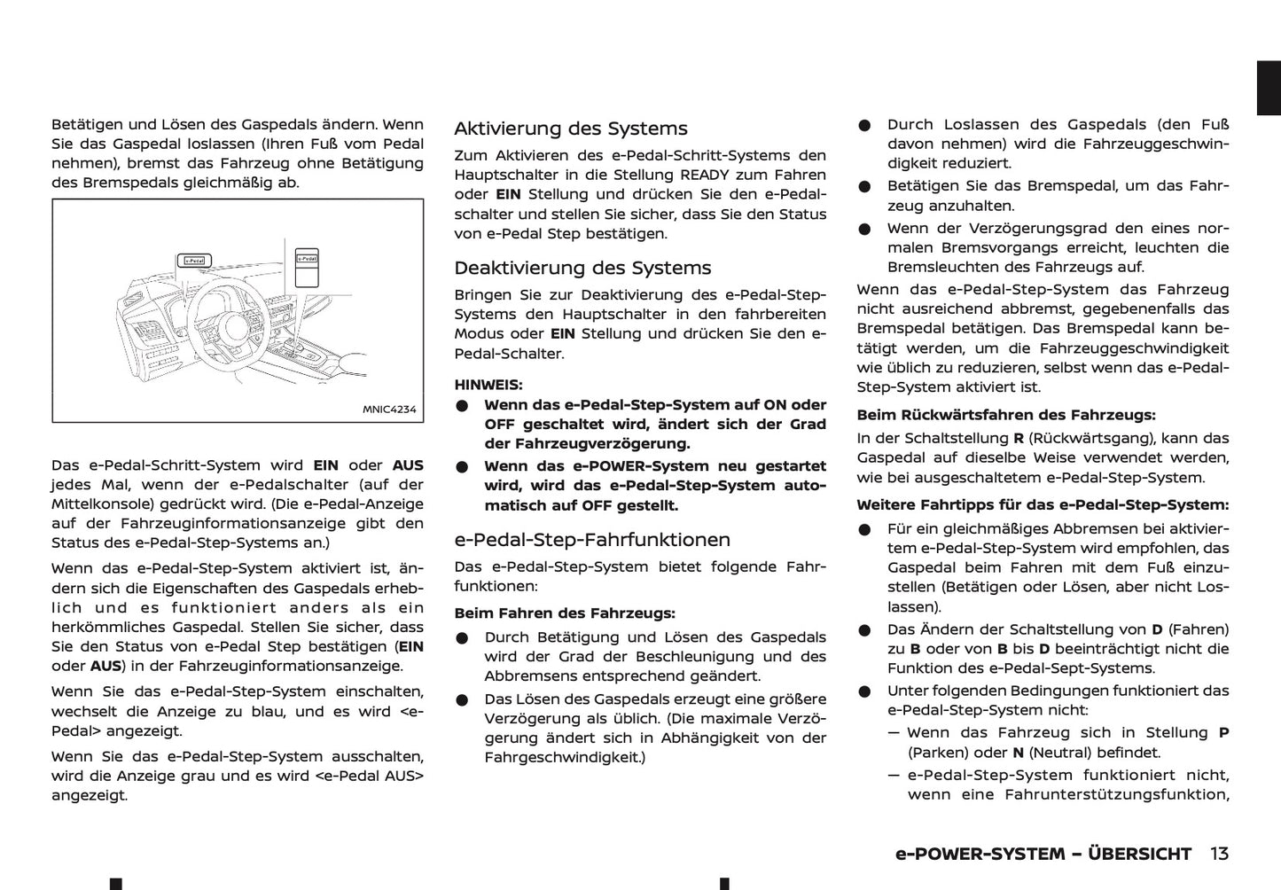 2025-2026 Nissan Qashqai e-Power Owner's Manual | German