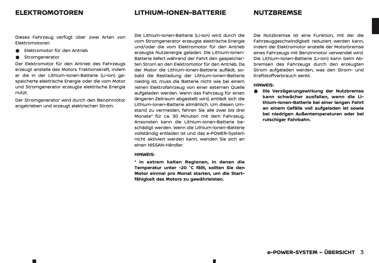 2025-2026 Nissan Qashqai e-Power Owner's Manual | German